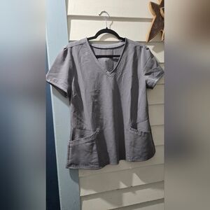 Jaanuu M Scrub Top Grey